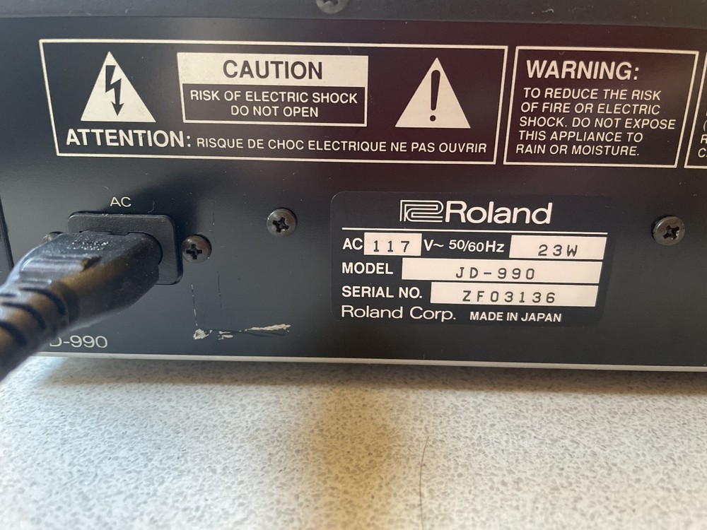 Roland JD-990 Super JD Modular Synthesizer