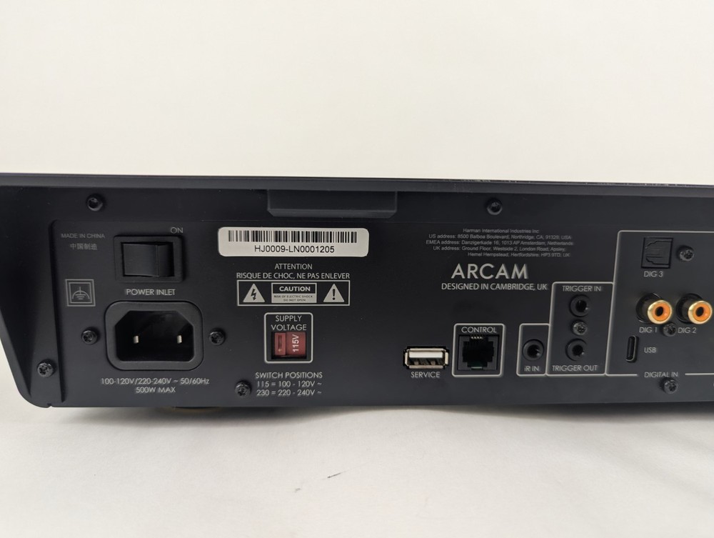 Arcam A25 100W Integrated Amplifier with Remte Ctrl