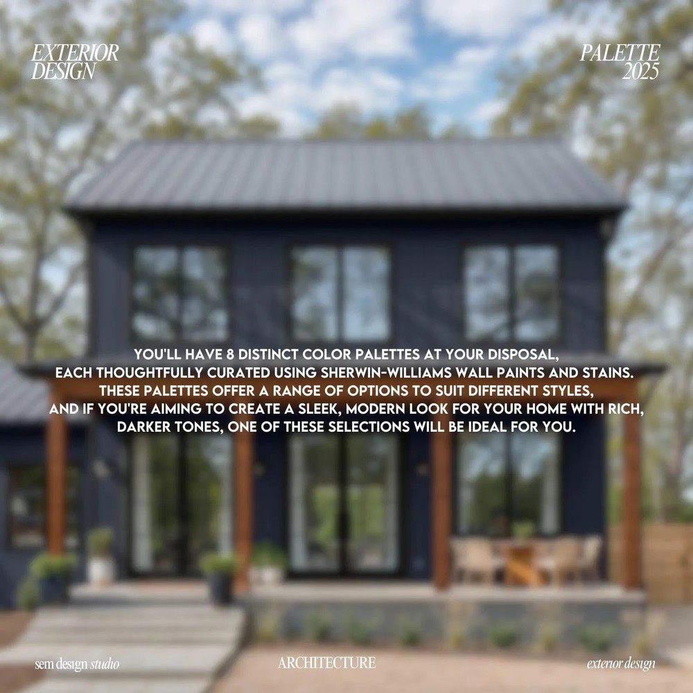 Exterior Color Palette, PDF Download | 8 Versions