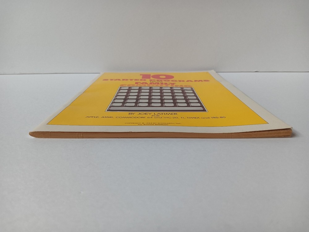10 Starter Programs Family Computing Apple Atari Comm 64 Vic 20 TI Timex TRS-80