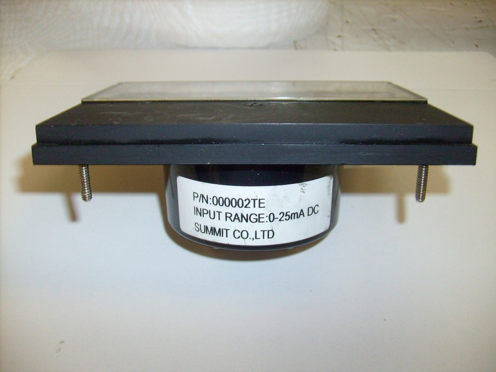 vintage Thermal Engineering Microns calibration scale Panel Meter - Atmosphere