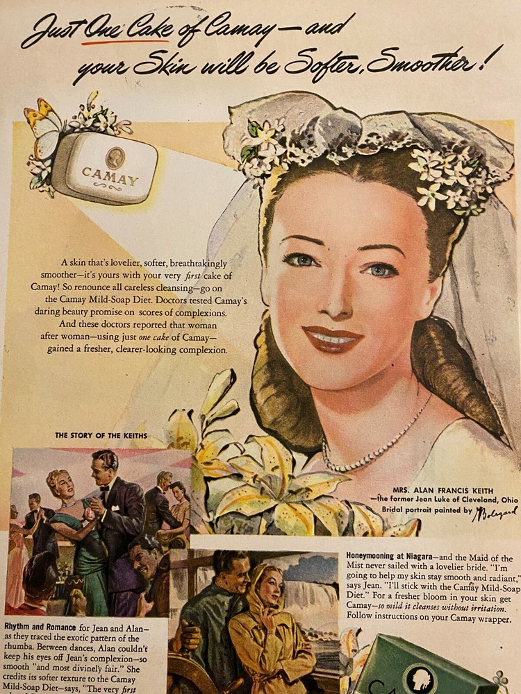 Camay Soap, Full Page Vintage Print Ad