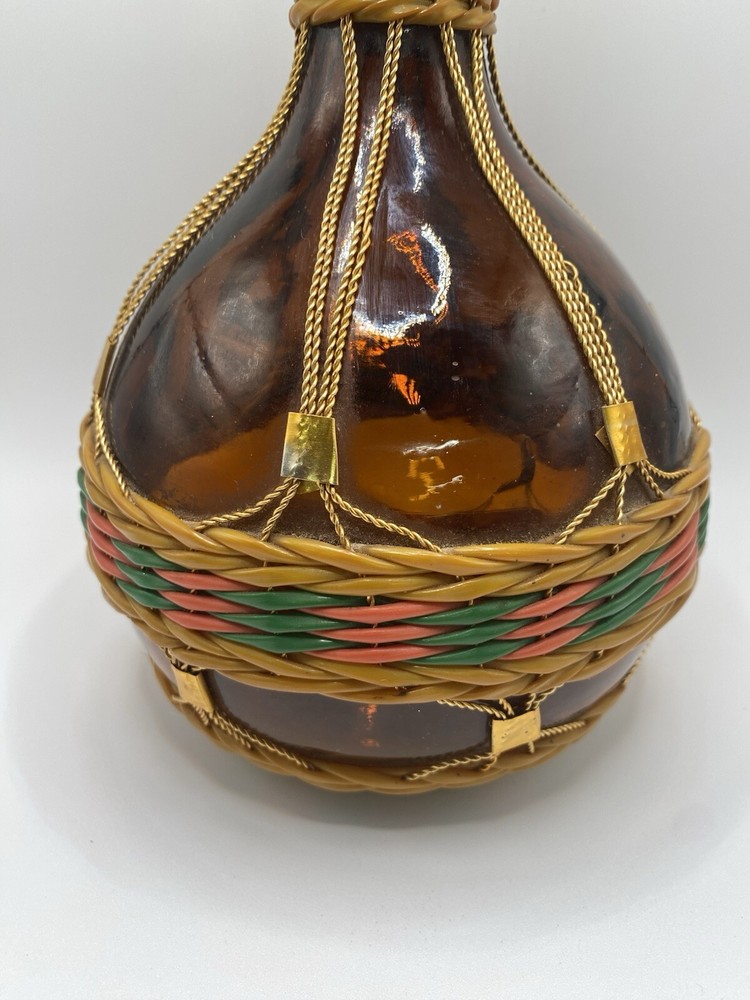 1970’s Amber Decanter Made In Spain