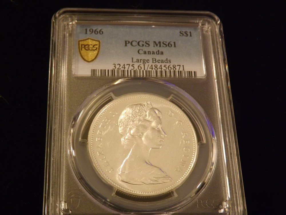 1966   S$1                Canada        PCGS  MS 61