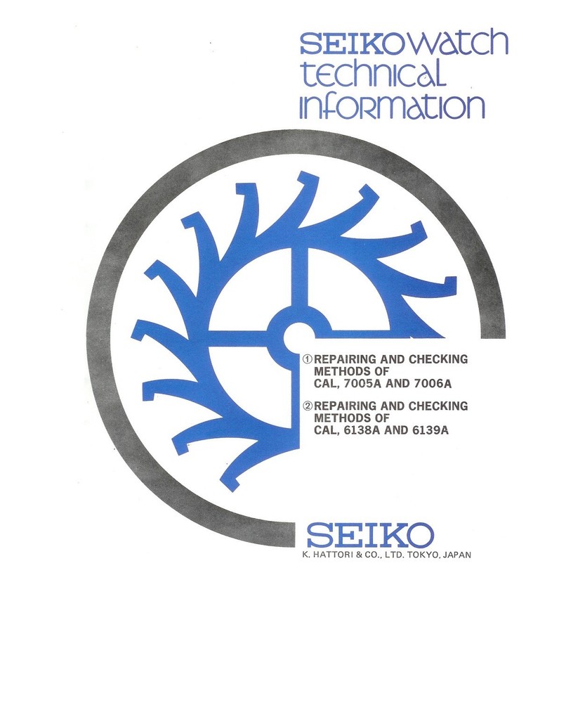 Seiko Parts, Technical and Service Guides bundle (744 docs for models & cal.)