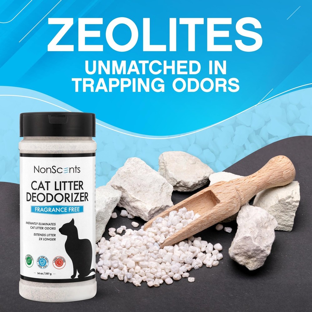 Odor Control Cat Litter Deodorizer - Professional Strength Odor Neutralizer, ...