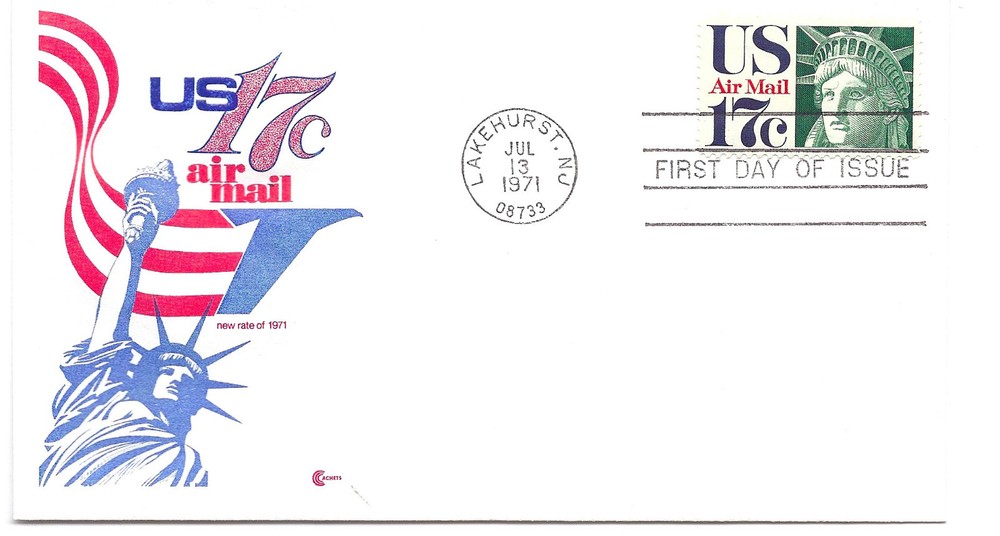 C80  17c Statue of Liberty Cover Craft Cachets, CCC, FDC no insert