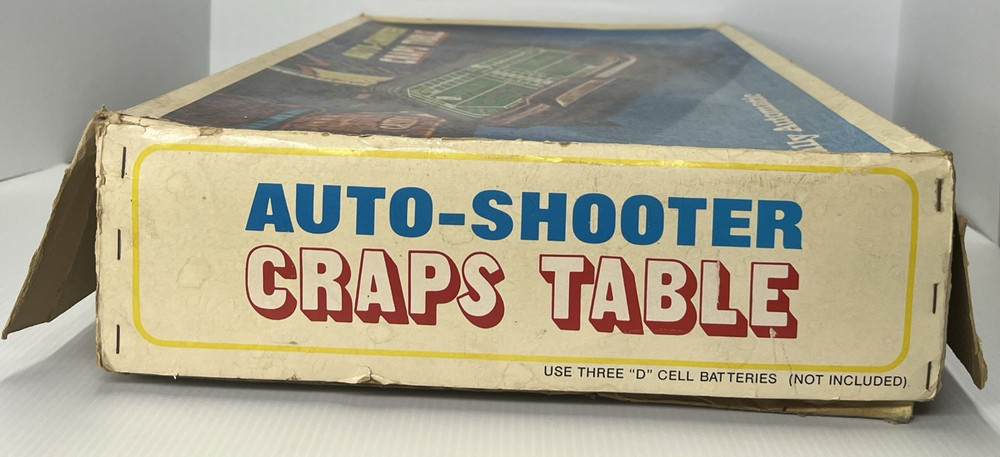 Vintage Waco Auto-Shooter Craps Table Automatic Dice Roller Complete-Tested