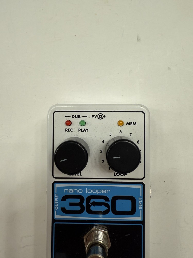 Electro Harmonix 360 Nano Looper Phrase Recorder Sampler Guitar Effect Pedal