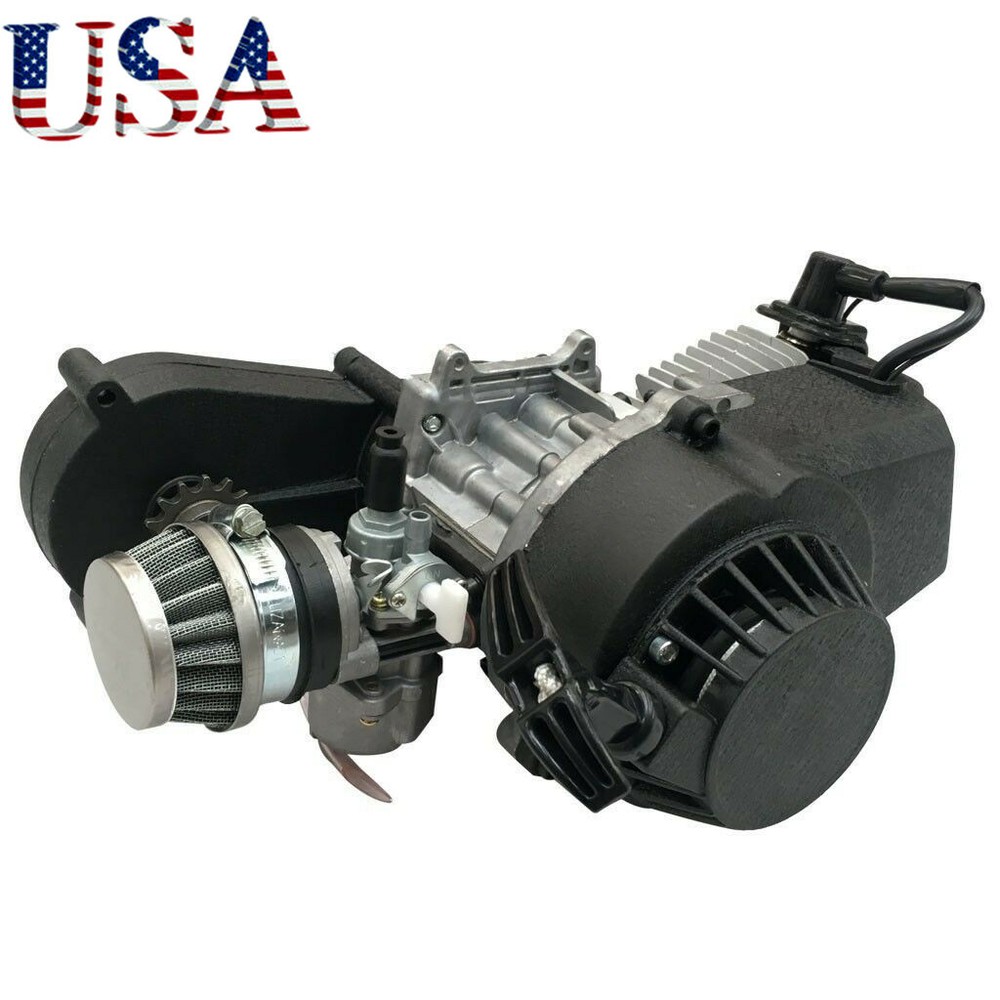 2 Stroke Engine Motor Pull Start Starter For 49 47cc 50cc Pocket Quad Dirt Bike