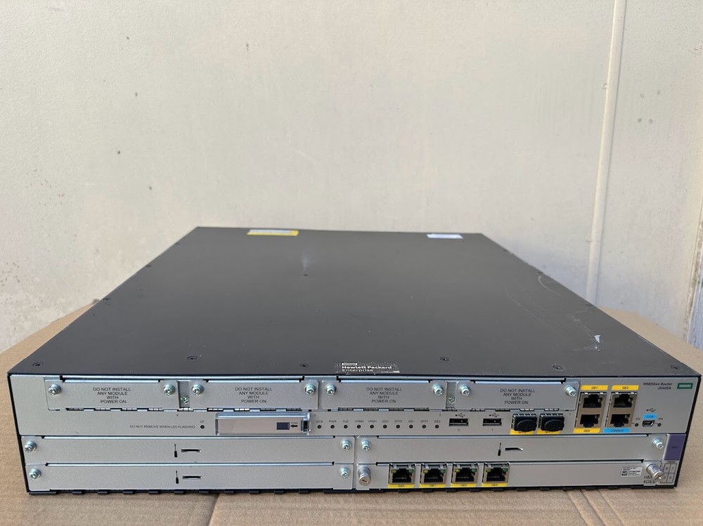 HP MSR3044 AC Router JG405A /w HMIM-4GEE Module