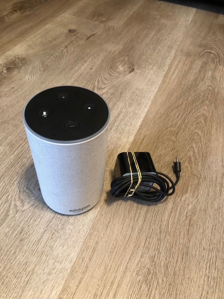 Amazon Echo 1st Gen Smart Speaker XC56PY  Tested - Grayish White