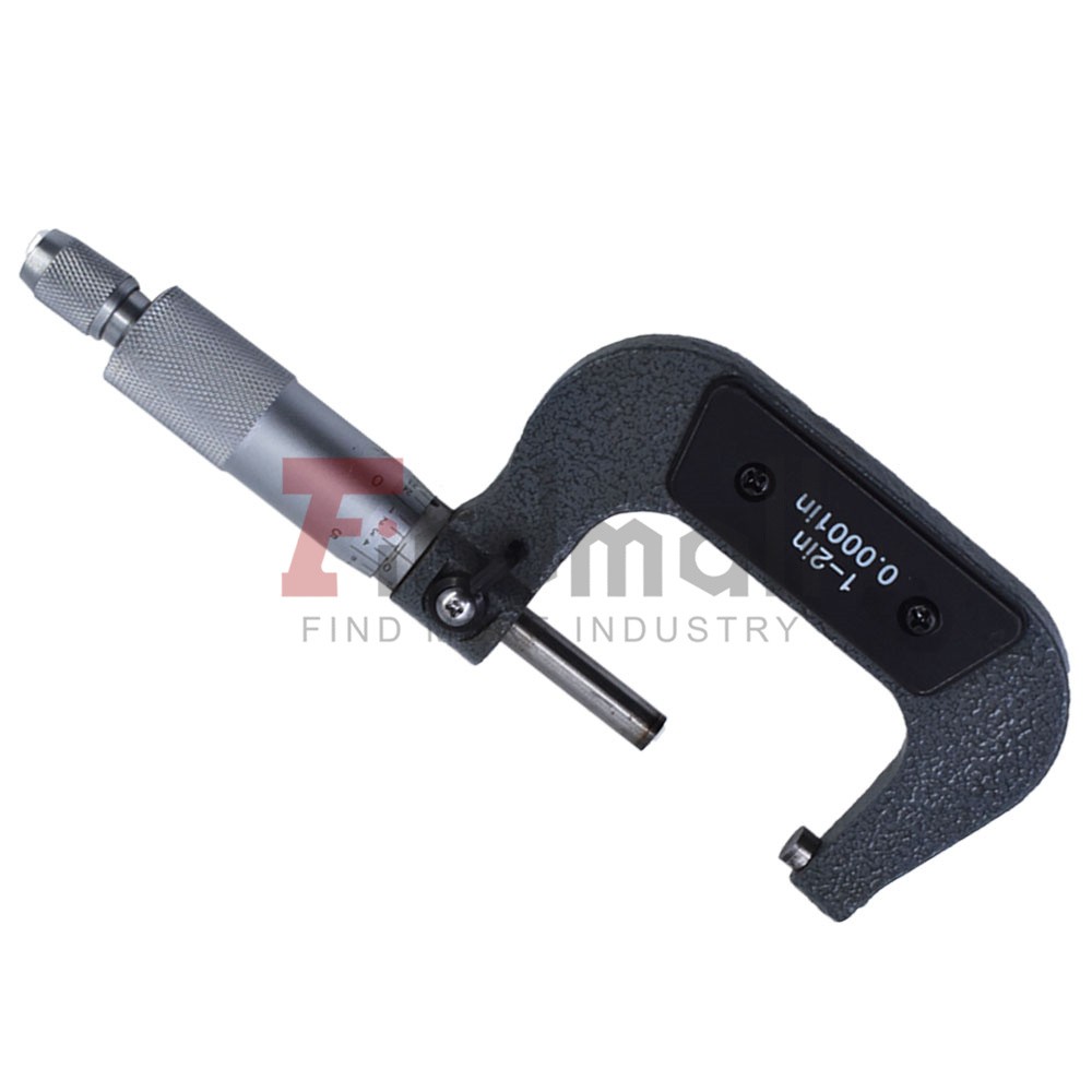 HiGH PRECISION 1 - 2 INCH STANDARD OUTSIDE MICROMETER .0001"