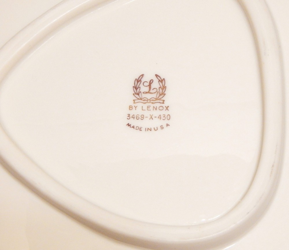 Lenox Mint Dish with Green Leaves