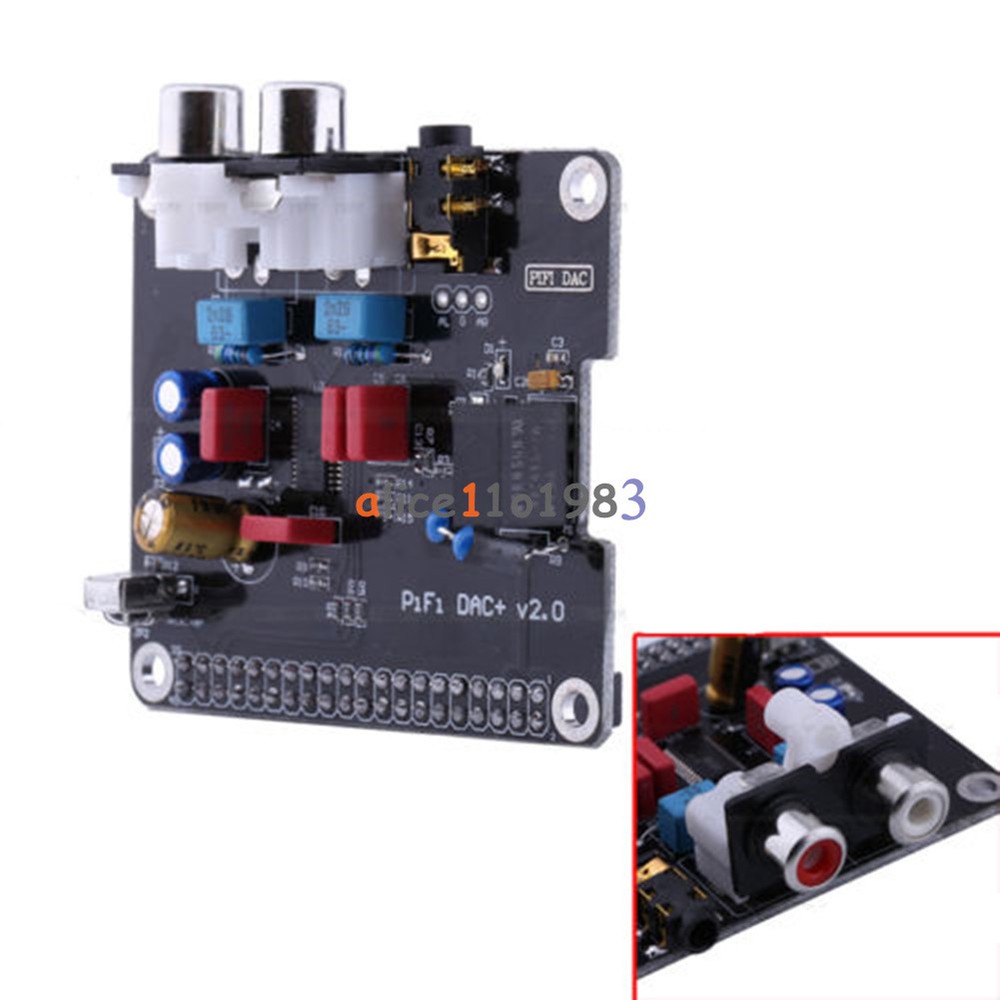 PCM5122 DAC+ HIFI DAC Audio Sound Card Module I2S interface for Raspberry pi