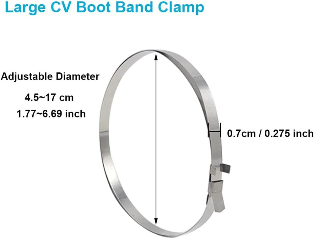 CV Joint Banding Boot Axle Clamp Tool with Universal Adjustable Drive Red