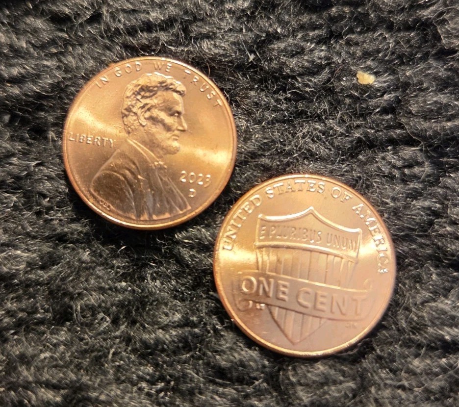 2023 D LINCOLN PENNY CENT - 1c Lincoln Shield Gem Uncirculated