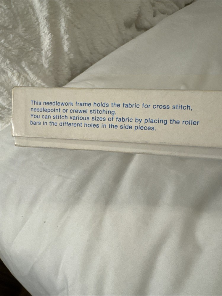 PAB Design WEE HELPER Needlework Frame Holder 12" APPEARS UNUSED Open Box