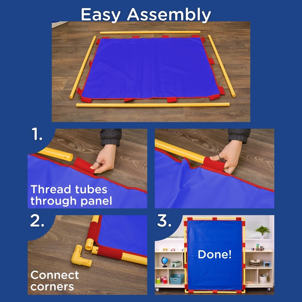 Replacement PlayPanel, Kids Room Divider Panel, Classroom Dividers, Free-Stan...