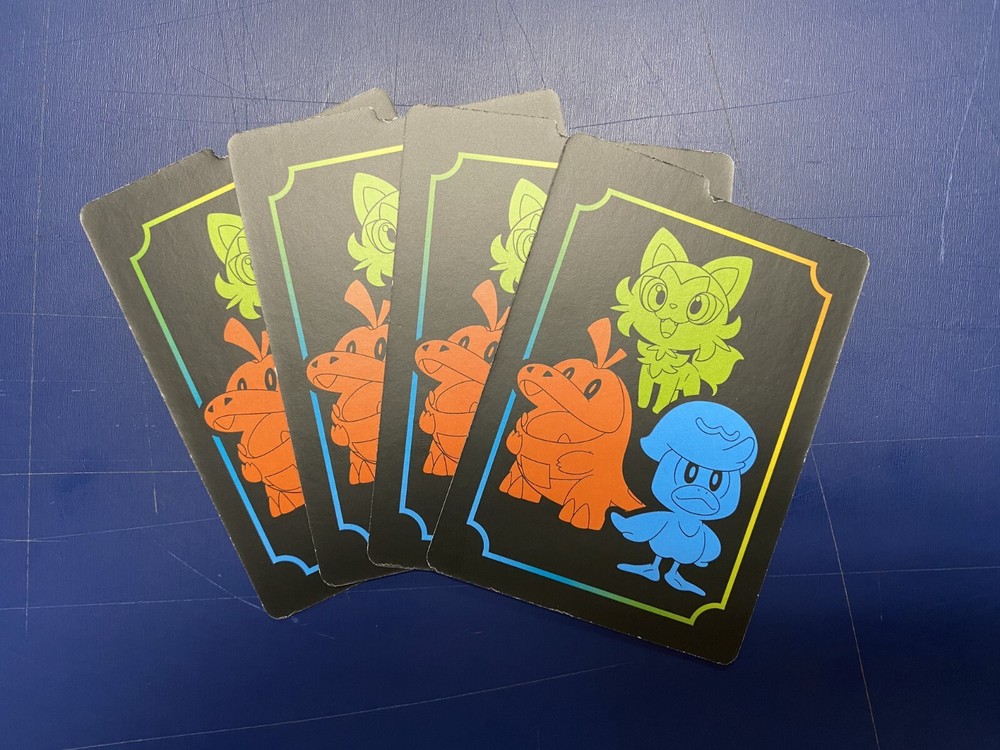 Pokemon Paldea Evolved Card Storage Dividers (SET OF 4)