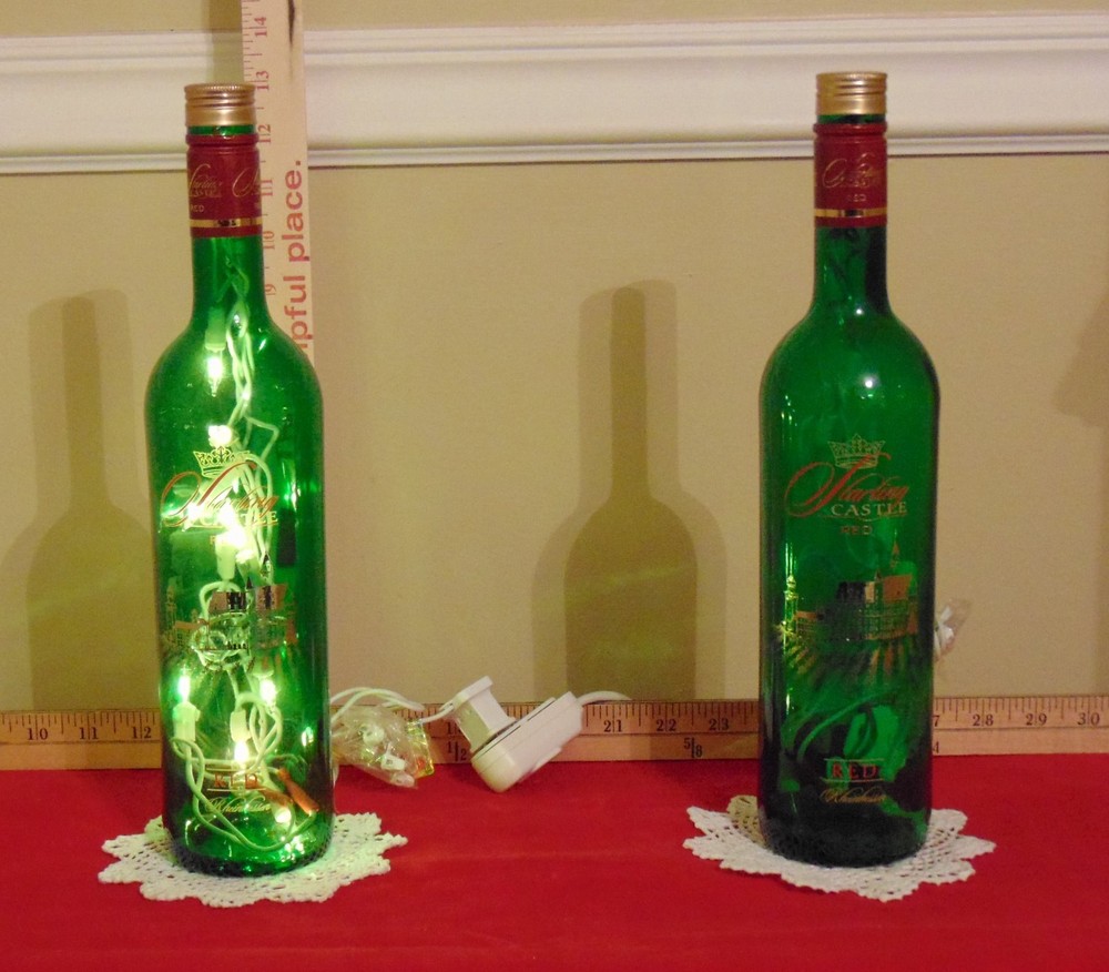 Starling Castle "Red" Bottle Lamp