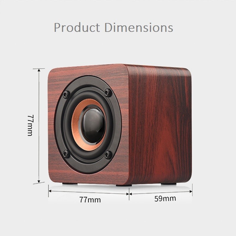 Vintage Compact Mini Bluetooth Speaker