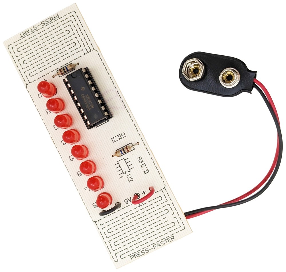 Fun Lights Soldering Practice Kit with Assembly Manual, Intermediate Skill Level