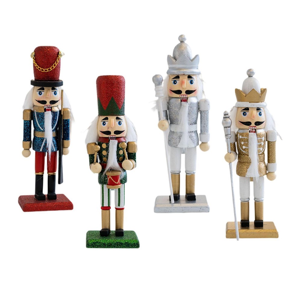 Christmas Decorative Nutcracker Figurine for Tabletop Holiday Gift Parties