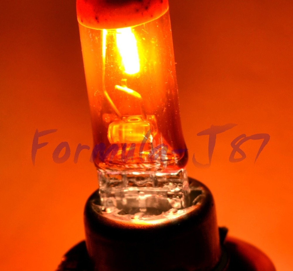 Halogen 9005 HB3 65W Orange Amber Two Bulbs Head Light Low Beam Replacement OE