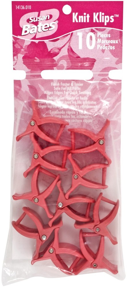 Susan Bates Knit Klips 10/Pkg-10/Pkg - 14136.10
