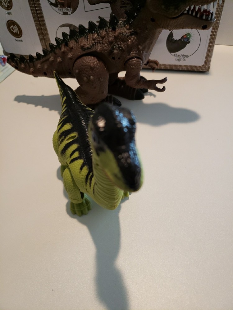 Dinosaurs 2 Pack Simulation Electric Dinosaurs New Walking