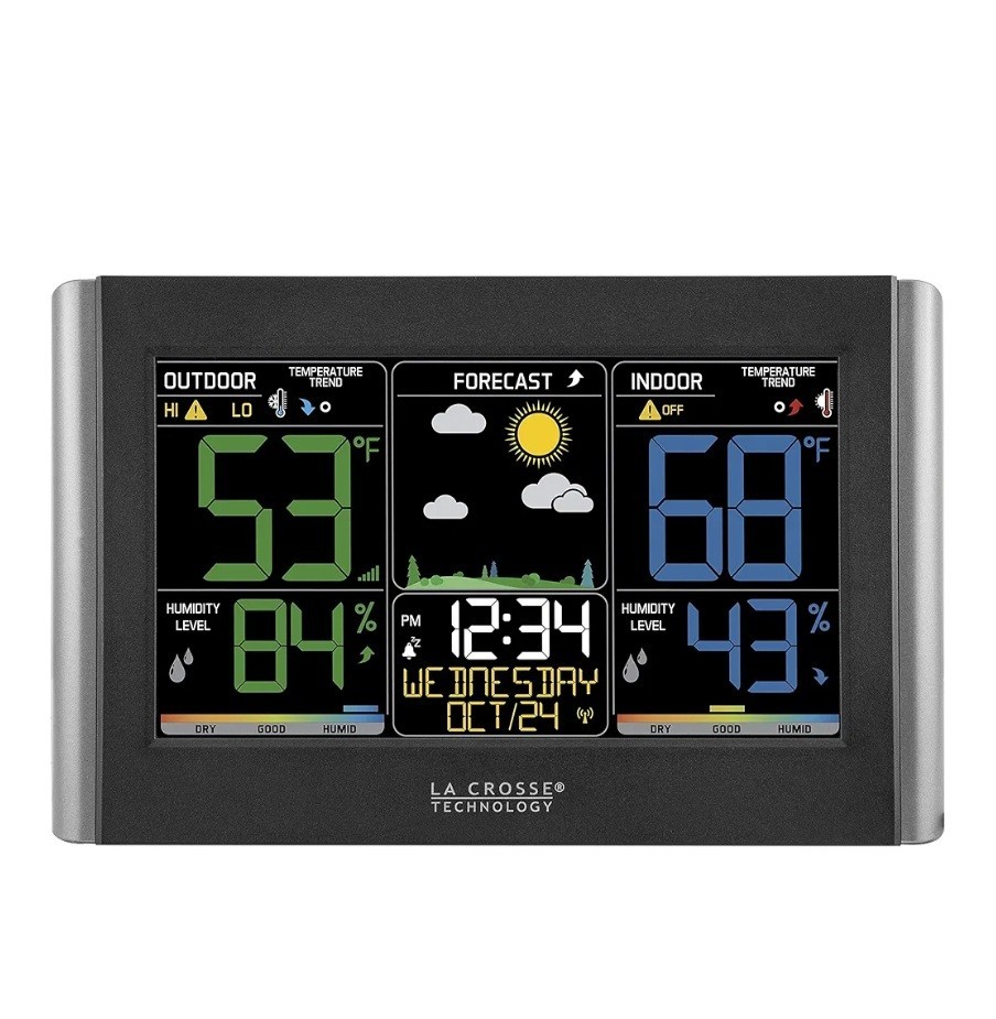 La Crosse Technology C85845-INT Weather Station Black