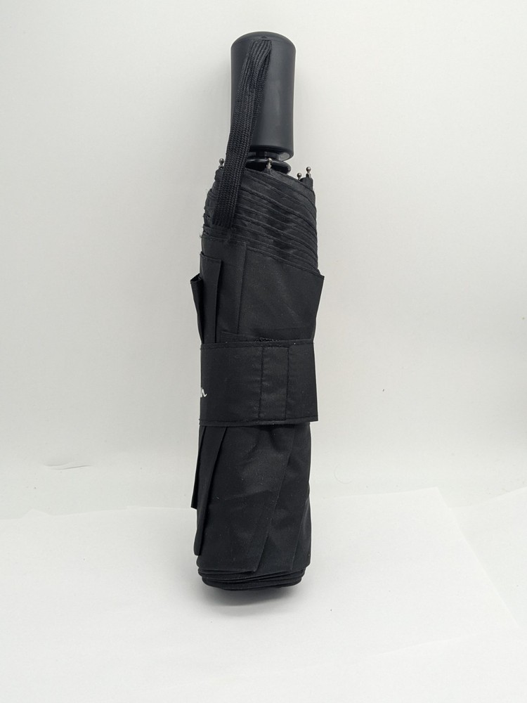 Ben Sherman Black Compact Automatic Folding Umbrella Travel Size Auto Open