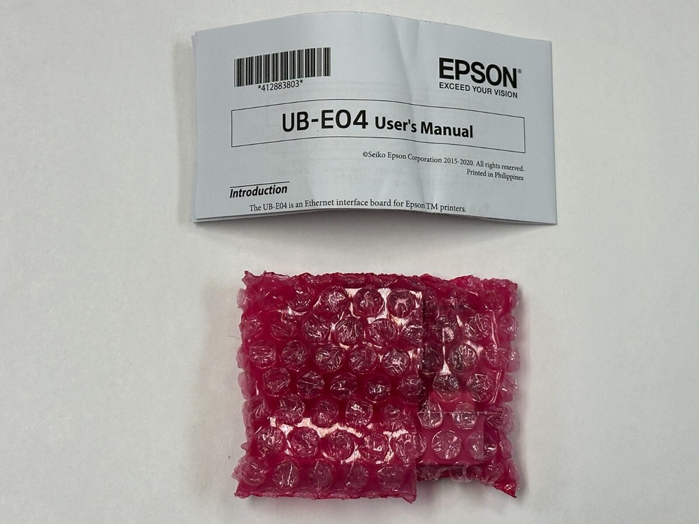 NEW Epson M329A UB-E04 Ethernet RJ-45 Interface Board for TM Printers