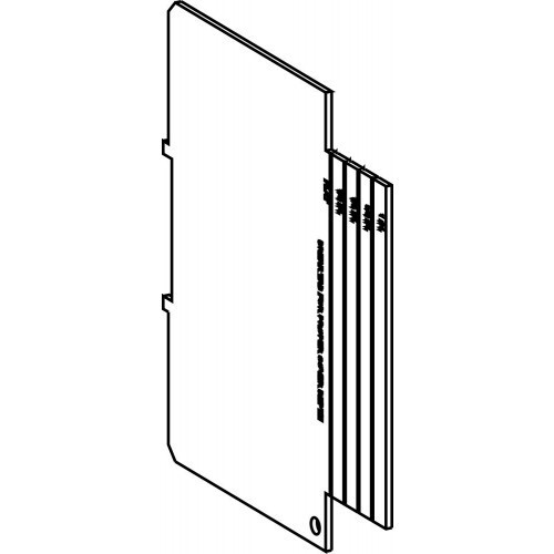 ORBIT 5SLP-100 5S, 2-1/2" DEEP PARTITION , FLAT TO 1"