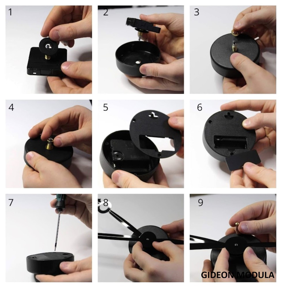 High Torque Quartz Clock Movement (Silent Sweep) with Plastic Clock Mounting Hub