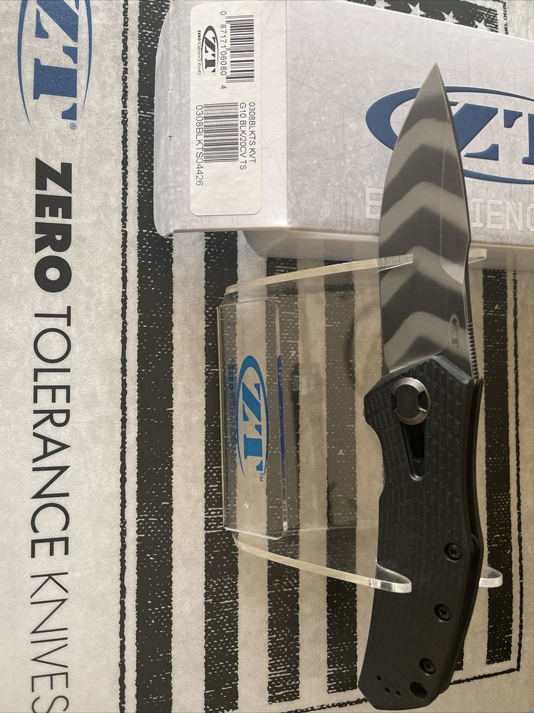 Zero Tolerance 0308BLKTS Frame Lock 20CV Stainless Authorized￼ Dealer