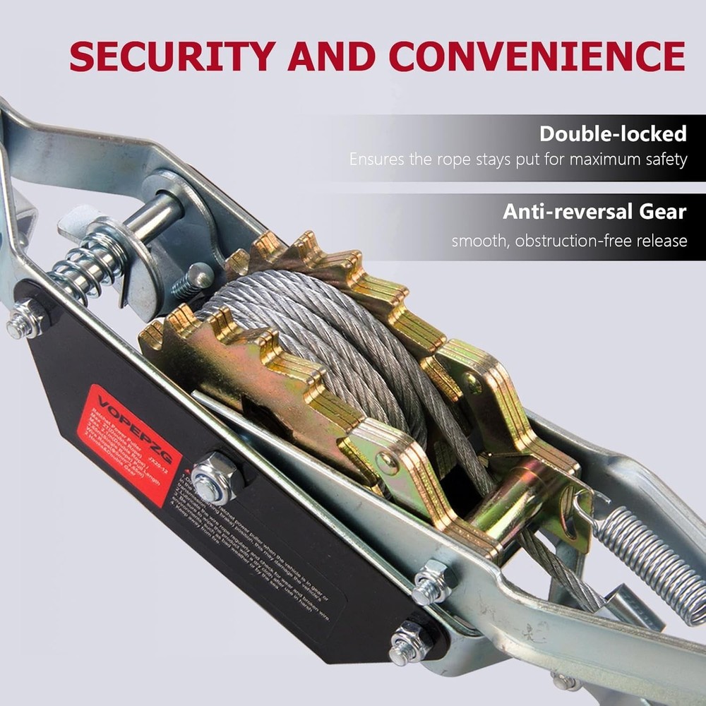 Heavy Duty 2T Capacity Winch