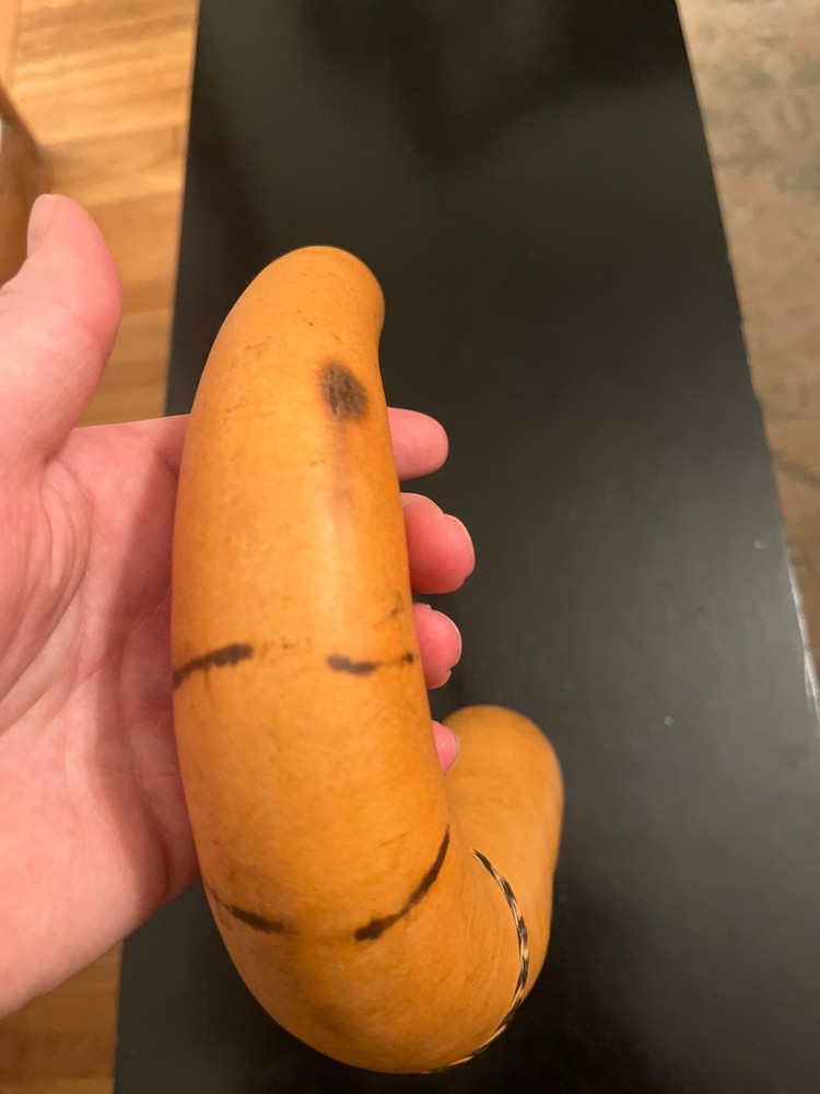 Vintage ethnic dried gourd possibly a koteka