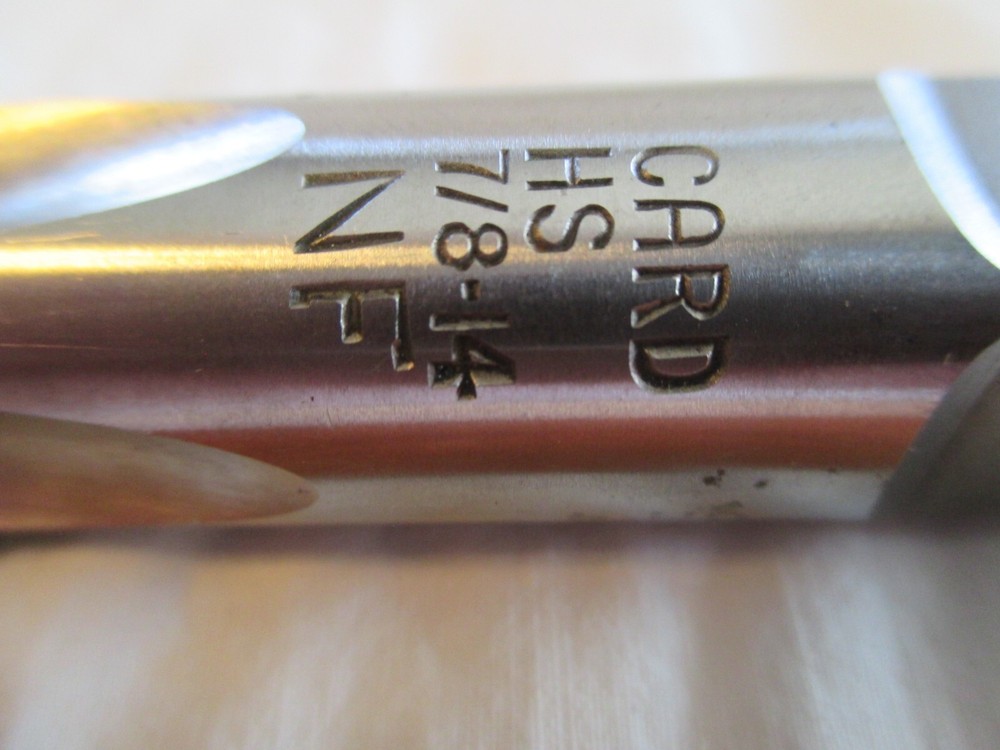 Nice CARD HS 7/8-14 NF Threaded Plug Tap