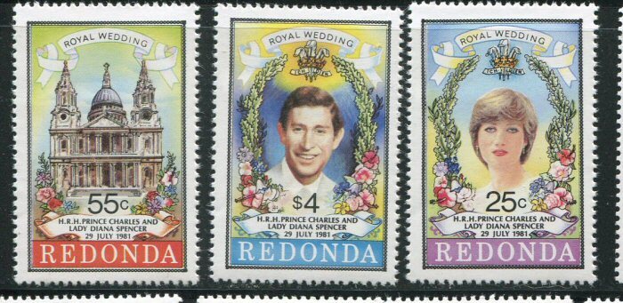 Redonda Michel #72-4 MNH
