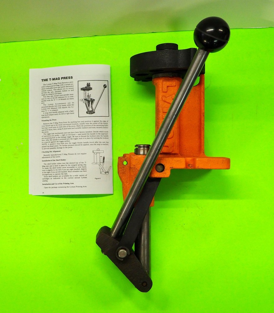 Lyman T-Mag Turret Reloading Press