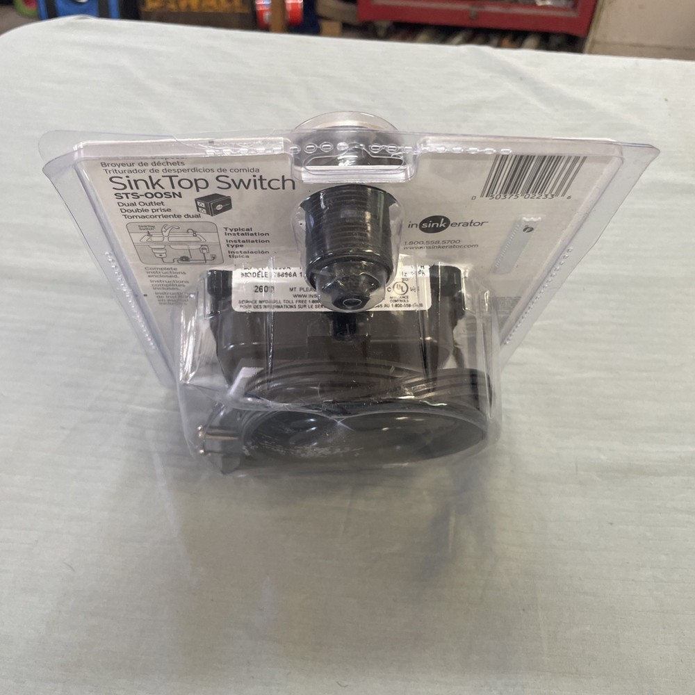 InSinkErator 76696A SinkTop Dual Outlet Switch ELECTRICAL BOX Only NO BUTTON