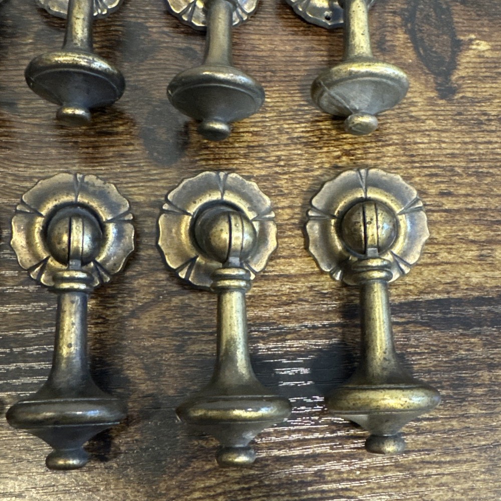 Drexel Esperanto Drawer Pull / Price Is Per Pull /Teardrop Brass Dresser Handle