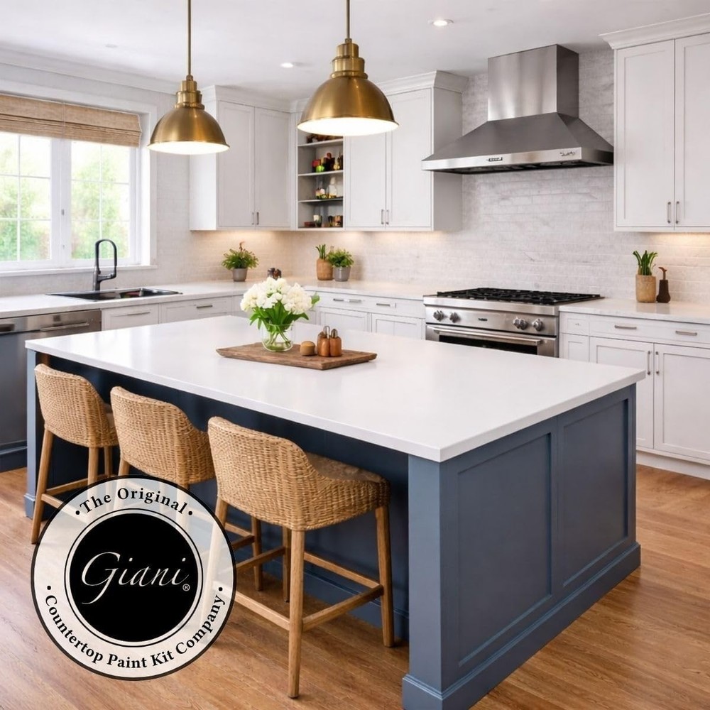 Transform Countertops with White Glass Epoxy