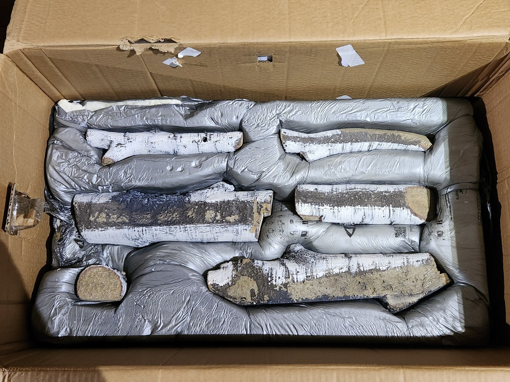 Empire Burncrete Birch Log Set LS40CBB-1