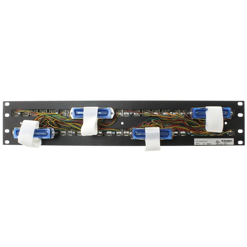 ORTRONICS OR-808004343 48-PORT HIGH DENSITY M50 TELCO PATCH PANEL