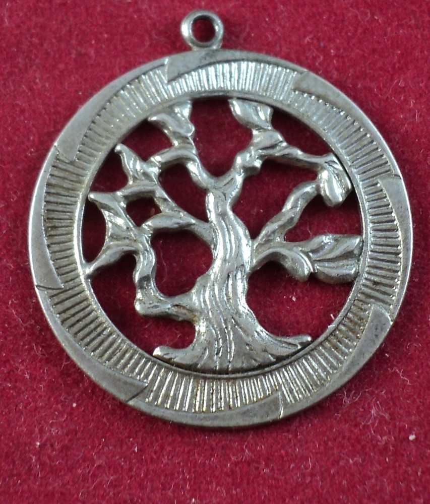 Sterling SILVER Charm  WINDSWEPT TREE