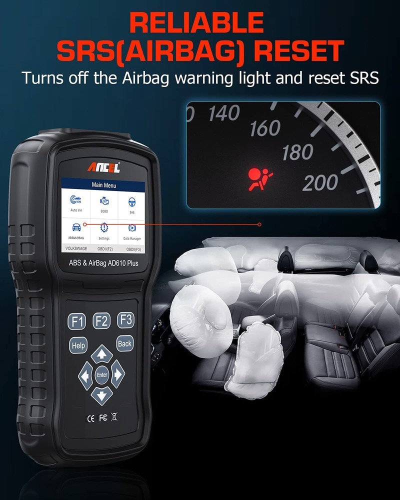 WiFi Bi-directional Scanner OBD2 Code Reader ABS Bleeding Oil & EPB Brake Reset