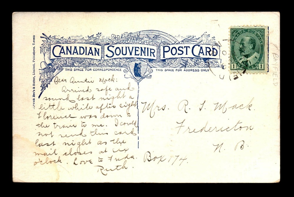 Canada 1908 Bayfield NB Split Ring Crisp Cancel  - L28311